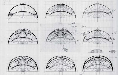 What generated the arcs were the geometry and ordering lines of the circle.